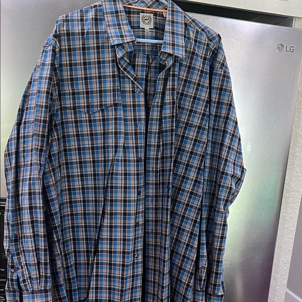 Cinch long sleeve button down XXL